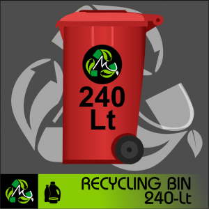 Recycling Bin Collection 240 Lt