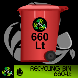 Recycling Bin Collection 1100 Lt