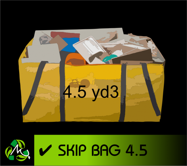 Skip Bag Waste 4.5 cubic yards